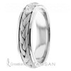 Low Dome Handmade Wedding Band HM7206