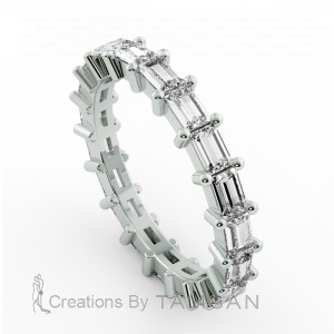Diamond Baguette Eternity Ring 1.40Ctw