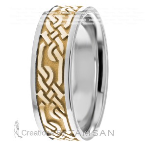 7mm Celtic Knot Wedding Ring