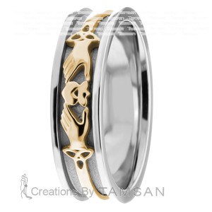 7mm Claddagh Wedding Ring