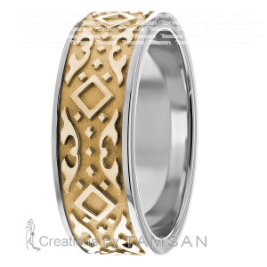 8mm Celtic Knot Wedding Ring