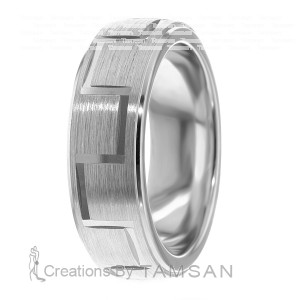 7mm Low Dome Wedding Ring