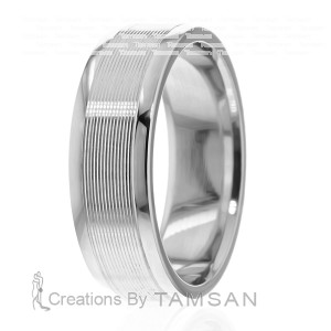 7mm Fine Cuts Wedding Ring
