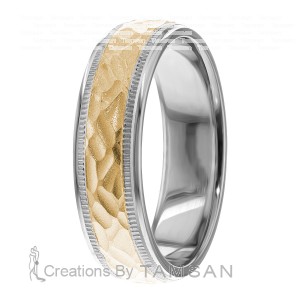 6mm Migraine Diamond Cut Ring