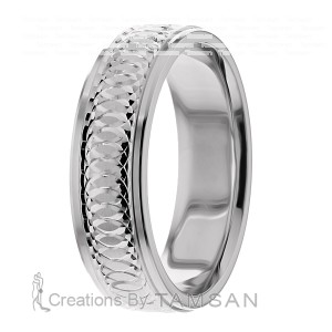 6.5mm Interlocking Circles Band