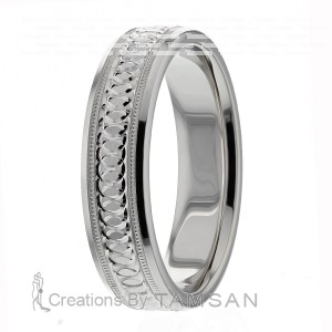 5.5mm Circles Wedding Bands