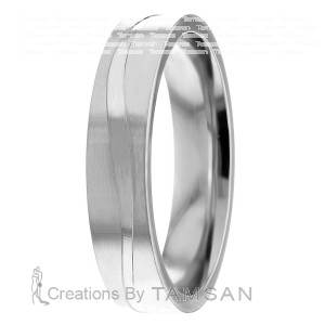 5mm Diamond Wave Wedding Ring