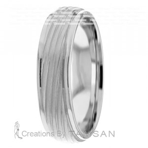Diamond Cut Wedding Ring DC8479