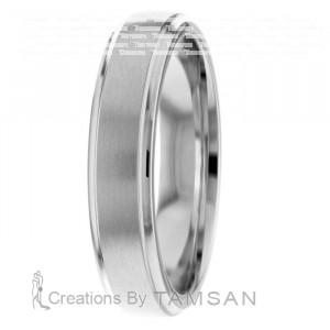 Diamond Cut Wedding Ring DC8487