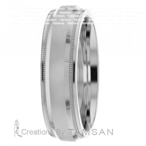 Diamond Cut Wedding Ring DC8492