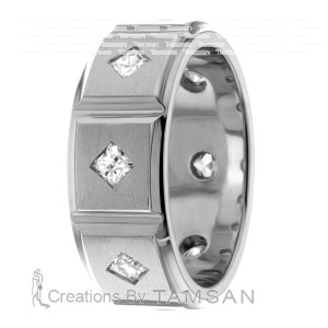 Diamond Wedding Band 6mm 1 Ctw.