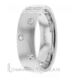 Diamond Wedding Band 6mm 0.36 Ctw.