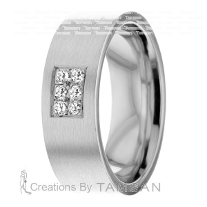 Diamond Wedding Band 6.5mm 0.18 Ctw.