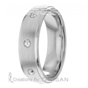 Diamond Wedding Band 6mm 0.24 Ctw.