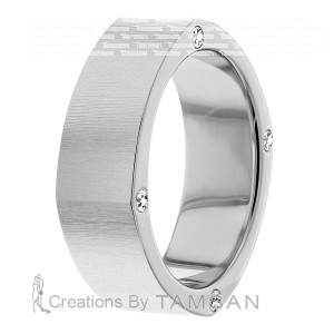 Diamond Wedding Band 7mm 0.16 Ctw.