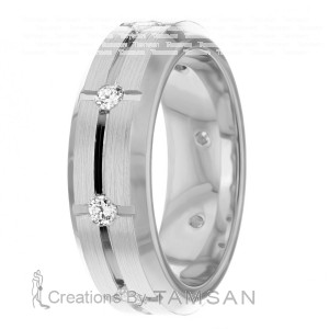 Diamond Wedding Band 6.5mm 0.32 Ctw.