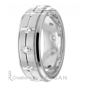 Diamond Wedding Band 7mm 0.48 Ctw.