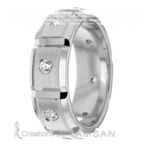 Diamond Wedding Band 7mm 0.48 Ctw.