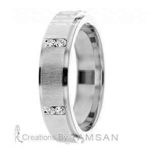 Diamond Wedding Band 5.5mm 0.3 Ctw.