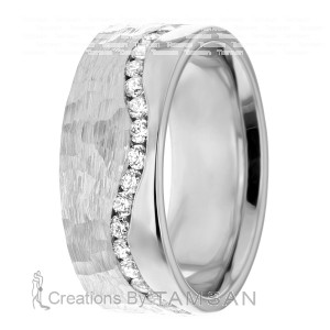 Diamond Wedding Band 7.5mm 0.9 Ctw.