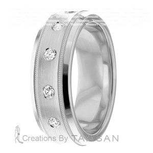 Diamond Wedding Band 6.5mm 0.25 Ctw.