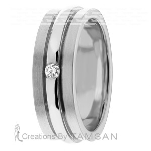 Diamond Wedding Band 7mm 0.05 Ctw.