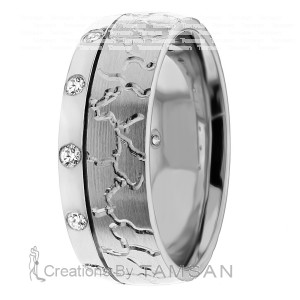 Diamond Wedding Band 7mm 0.36 Ctw.