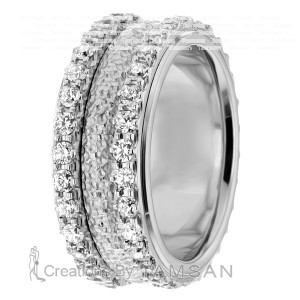 Diamond Wedding Band 8mm 1.8 Ctw.