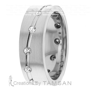 Diamond Wedding Band 7mm 0.36 Ctw.