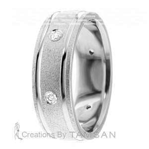 Diamond Wedding Band 7mm 0.3 Ctw.