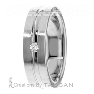 Diamond Wedding Band 6mm 0.05 Ctw.