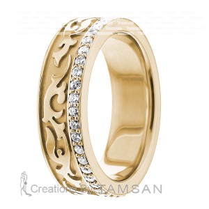 Diamond Wedding Band 7mm 0.53 Ctw.