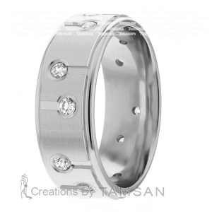 Diamond Wedding Band 7mm 0.48 Ctw.