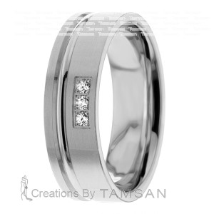 Diamond Wedding Band 6mm 0.09 Ctw.