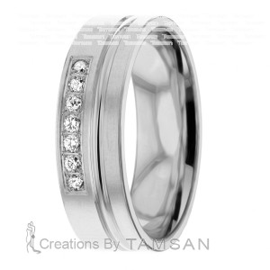 Diamond Wedding Band 6mm 0.14 Ctw.