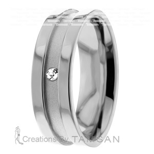 Diamond Wedding Band 6mm 0.04 Ctw.