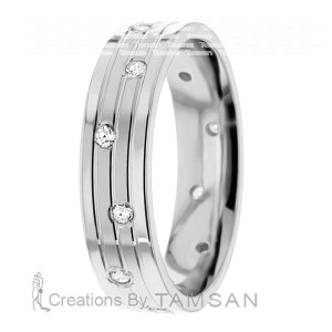 Diamond Wedding Band 5mm 0.24 Ctw.