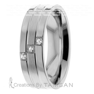 Diamond Wedding Band 6mm 0.06 Ctw.