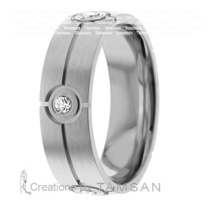 Diamond Wedding Band 6mm 0.15 Ctw.