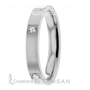 Diamond Wedding Band 3.5mm 0.2 Ctw.