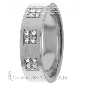 Diamond Wedding Band 6mm 0.18 Ctw.