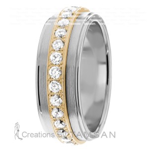 Diamond Wedding Band 7mm 0.42 Ctw.