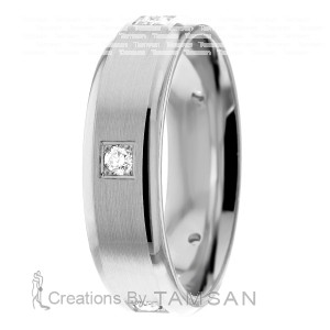 Diamond Wedding Band 6mm 0.15 Ctw.