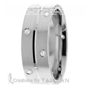 Diamond Wedding Band 7mm 0.24 Ctw.