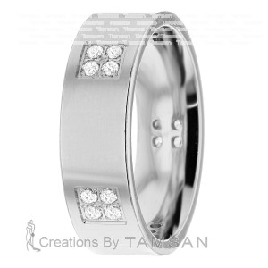 Diamond Wedding Band 7mm 0.3 Ctw.