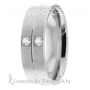 Diamond Wedding Band 6mm 0.04 Ctw.