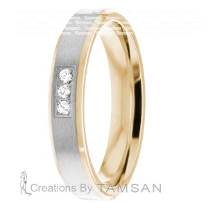 Diamond Wedding Band 3mm 0.05 Ctw.