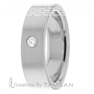 Diamond Wedding Band 6mm 0.06 Ctw.