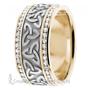 Diamond Wedding Band 9mm 0.96 Ctw.