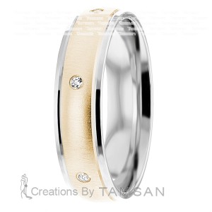 Diamond Wedding Band 6mm 0.09 Ctw.